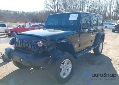 2014 Jeep Wrangler Unlimited Sport from USA, damaged, VIN 1C4BJWDG8EL316915